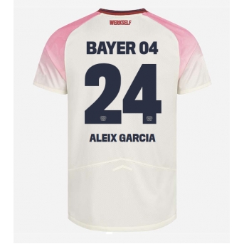 Bayer Leverkusen Aleix Garcia #24 Maglia Gara Trasferta Repliche 2025-26 Maniche Corte